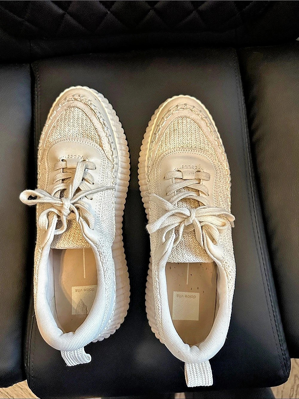 Dolce Vita Dolen Women’s Platform Sneaker White Sneakers in 10M